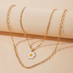 BOGO Daisy Sunflower Flower Chain Necklace Jewelry